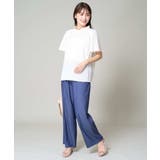 【接触冷感/洗える/ストレッチ】デニム見え美楽るイージーワイドパンツ | a.v.v【WOMEN】 | 詳細画像13