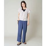 【接触冷感/洗える/ストレッチ】デニム見え美楽るイージーワイドパンツ | a.v.v【WOMEN】 | 詳細画像17