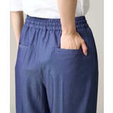 【接触冷感/洗える/ストレッチ】デニム見え美楽るイージーワイドパンツ | a.v.v【WOMEN】 | 詳細画像24