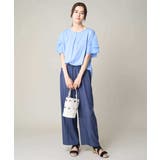 【接触冷感/洗える/ストレッチ】デニム見え美楽るイージーワイドパンツ | a.v.v【WOMEN】 | 詳細画像7