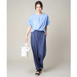 【接触冷感/洗える/ストレッチ】デニム見え美楽るイージーワイドパンツ | a.v.v【WOMEN】 | 詳細画像8