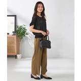 【接触冷感/UVカット/吸水速乾】美ラクるスッキリ見えワイドパンツ | a.v.v【WOMEN】 | 詳細画像18 