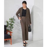 【接触冷感/UVカット/吸水速乾】美ラクるスッキリ見えワイドパンツ | a.v.v【WOMEN】 | 詳細画像4 