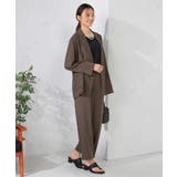 【接触冷感/UVカット/吸水速乾】美ラクるスッキリ見えワイドパンツ | a.v.v【WOMEN】 | 詳細画像9 