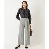 【毛玉になりにくい/洗える】ワイドパンツ | a.v.v【WOMEN】 | 詳細画像15