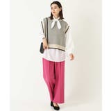 【毛玉になりにくい/洗える】ワイドパンツ | a.v.v【WOMEN】 | 詳細画像3