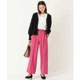 【毛玉になりにくい/洗える】ワイドパンツ | a.v.v【WOMEN】 | 詳細画像4