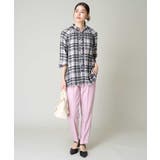 【洗える/イージーケア/毛玉になりにくい】美楽るイージーテーパードパンツ | a.v.v【WOMEN】 | 詳細画像6 