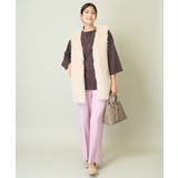 【洗える/イージーケア/毛玉になりにくい】美楽るイージーワイドパンツ | a.v.v【WOMEN】 | 詳細画像2 