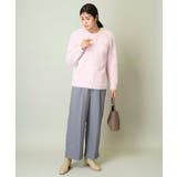 【洗える/イージーケア/毛玉になりにくい】美楽るスッキリ見えワイドパンツ | a.v.v【WOMEN】 | 詳細画像12 