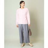 【洗える/イージーケア/毛玉になりにくい】美楽るスッキリ見えワイドパンツ | a.v.v【WOMEN】 | 詳細画像14 