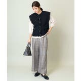 【洗える/イージーケア/毛玉になりにくい】美楽るスッキリ見えワイドパンツ | a.v.v【WOMEN】 | 詳細画像17 