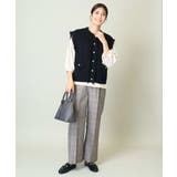 【洗える/イージーケア/毛玉になりにくい】美楽るスッキリ見えワイドパンツ | a.v.v【WOMEN】 | 詳細画像18 