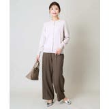 【洗える/イージーケア/毛玉になりにくい】美楽るスッキリ見えワイドパンツ | a.v.v【WOMEN】 | 詳細画像4 