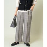 ベージュ | 【洗える/イージーケア/毛玉になりにくい】美楽るスッキリ見えワイドパンツ | a.v.v【WOMEN】