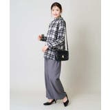 【洗える/イージーケア/吸水速乾/毛玉になりにくい】美楽るイージーワイドパンツ | a.v.v【WOMEN】 | 詳細画像12 