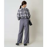 【洗える/イージーケア/吸水速乾/毛玉になりにくい】美楽るイージーワイドパンツ | a.v.v【WOMEN】 | 詳細画像16 