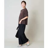 【洗える/イージーケア/吸水速乾/毛玉になりにくい】美楽るイージーワイドパンツ | a.v.v【WOMEN】 | 詳細画像21 