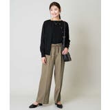 【洗える/イージーケア/吸水速乾/毛玉になりにくい】美楽るイージーワイドパンツ | a.v.v【WOMEN】 | 詳細画像7 