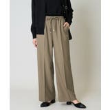 モカ | 【洗える/イージーケア/吸水速乾/毛玉になりにくい】美楽るイージーワイドパンツ | a.v.v【WOMEN】