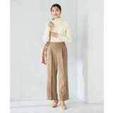 【洗える】ツイード調ストレートパンツ | a.v.v【WOMEN】 | 詳細画像6 