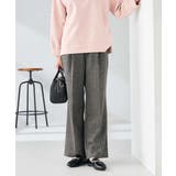 【マシンウォッシャブル】ツイード調ストレートパンツ | a.v.v【WOMEN】 | 詳細画像10 