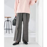 【マシンウォッシャブル】ツイード調ストレートパンツ | a.v.v【WOMEN】 | 詳細画像11 