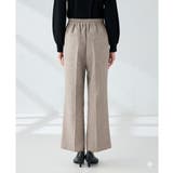 【マシンウォッシャブル】ツイード調ストレートパンツ | a.v.v【WOMEN】 | 詳細画像19 