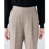 【マシンウォッシャブル】ツイード調ストレートパンツ | a.v.v【WOMEN】 | 詳細画像20 