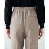 【マシンウォッシャブル】ツイード調ストレートパンツ | a.v.v【WOMEN】 | 詳細画像21 