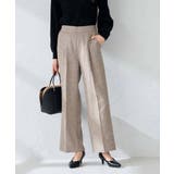 【マシンウォッシャブル】ツイード調ストレートパンツ | a.v.v【WOMEN】 | 詳細画像4 