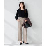 【マシンウォッシャブル】ツイード調ストレートパンツ | a.v.v【WOMEN】 | 詳細画像6 