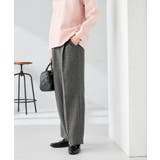 【マシンウォッシャブル】ツイード調ストレートパンツ | a.v.v【WOMEN】 | 詳細画像9 