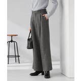 【マシンウォッシャブル 雑誌InRed(宝島社)12月号掲載】ツイード調ワイドパ… | a.v.v【WOMEN】 | 詳細画像12 