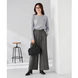 【マシンウォッシャブル 雑誌InRed(宝島社)12月号掲載】ツイード調ワイドパ… | a.v.v【WOMEN】 | 詳細画像13 