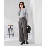 【マシンウォッシャブル 雑誌InRed(宝島社)12月号掲載】ツイード調ワイドパ… | a.v.v【WOMEN】 | 詳細画像14 