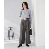 【マシンウォッシャブル 雑誌InRed(宝島社)12月号掲載】ツイード調ワイドパ… | a.v.v【WOMEN】 | 詳細画像15 