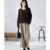 【マシンウォッシャブル 雑誌InRed(宝島社)12月号掲載】ツイード調ワイドパ… | a.v.v【WOMEN】 | 詳細画像4 