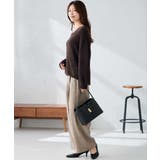 【マシンウォッシャブル 雑誌InRed(宝島社)12月号掲載】ツイード調ワイドパ… | a.v.v【WOMEN】 | 詳細画像6 