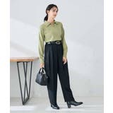 【洗える/裏起毛】タックテーパードパンツ | a.v.v【WOMEN】 | 詳細画像13 