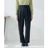 【洗える/裏起毛】タックテーパードパンツ | a.v.v【WOMEN】 | 詳細画像14 