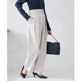 【洗える/裏起毛】タックテーパードパンツ | a.v.v【WOMEN】 | 詳細画像2 