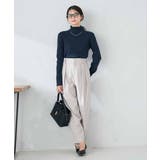 【洗える/裏起毛】タックテーパードパンツ | a.v.v【WOMEN】 | 詳細画像6 