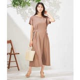 【UVカット/速乾/イージーケア】ウエストベルトフレアワンピース | a.v.v【WOMEN】 | 詳細画像10 