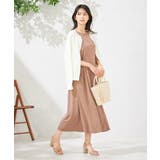 【UVカット/速乾/イージーケア】ウエストベルトフレアワンピース | a.v.v【WOMEN】 | 詳細画像12 