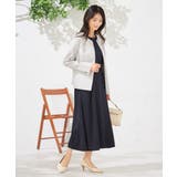 【UVカット/速乾/イージーケア】ウエストベルトフレアワンピース | a.v.v【WOMEN】 | 詳細画像7 