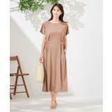 【UVカット/速乾/イージーケア】ウエストベルトフレアワンピース | a.v.v【WOMEN】 | 詳細画像8 