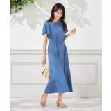 【UVカット/吸水速乾/イージーケア】フレアスリーブワンピース | a.v.v【WOMEN】 | 詳細画像1 