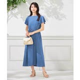 【UVカット/吸水速乾/イージーケア】フレアスリーブワンピース | a.v.v【WOMEN】 | 詳細画像4 