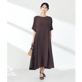 【接触冷感/洗える/ストレッチ/UVカット】ウエスト切り替えドルマンワンピース | a.v.v【WOMEN】 | 詳細画像11 